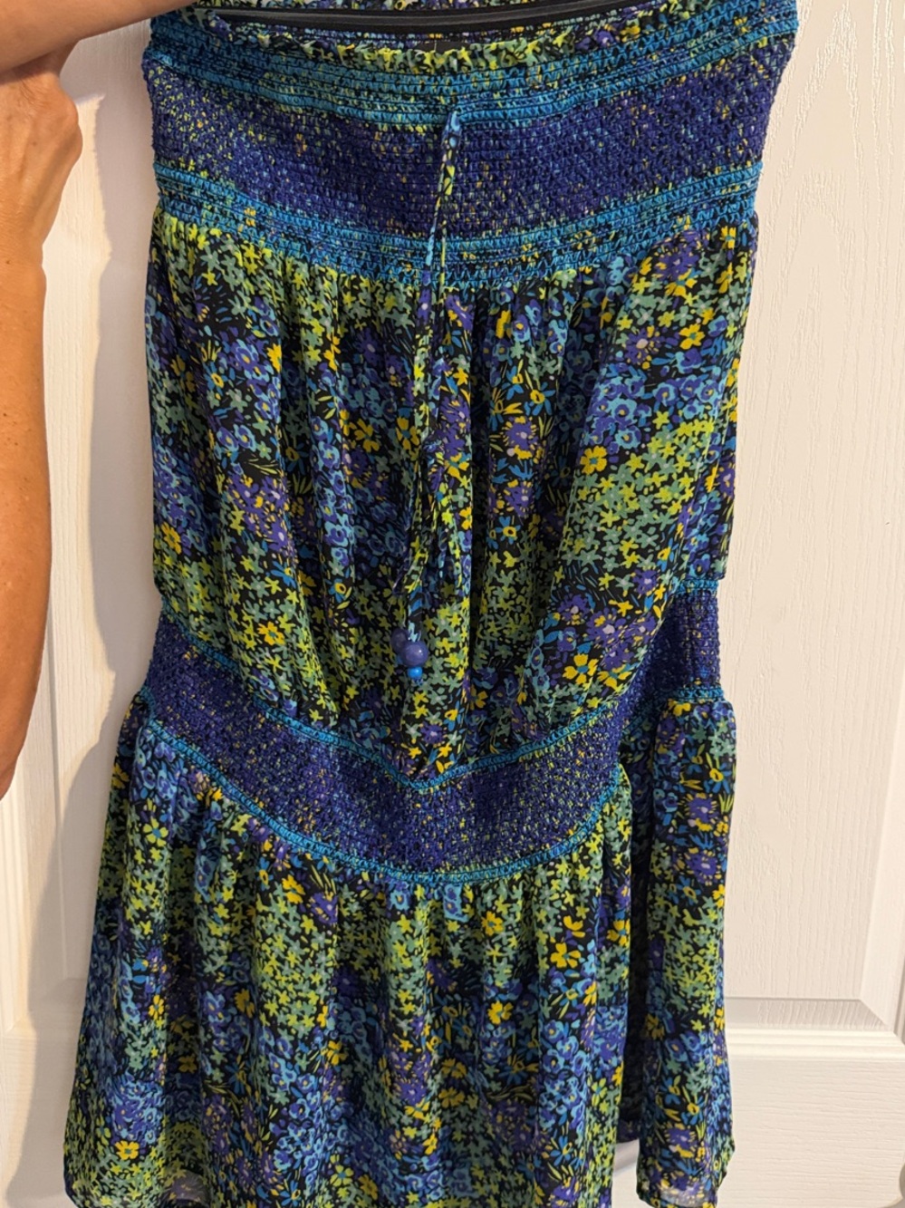 Moda International by Victoria Secret Strapless Floral Dress Medium